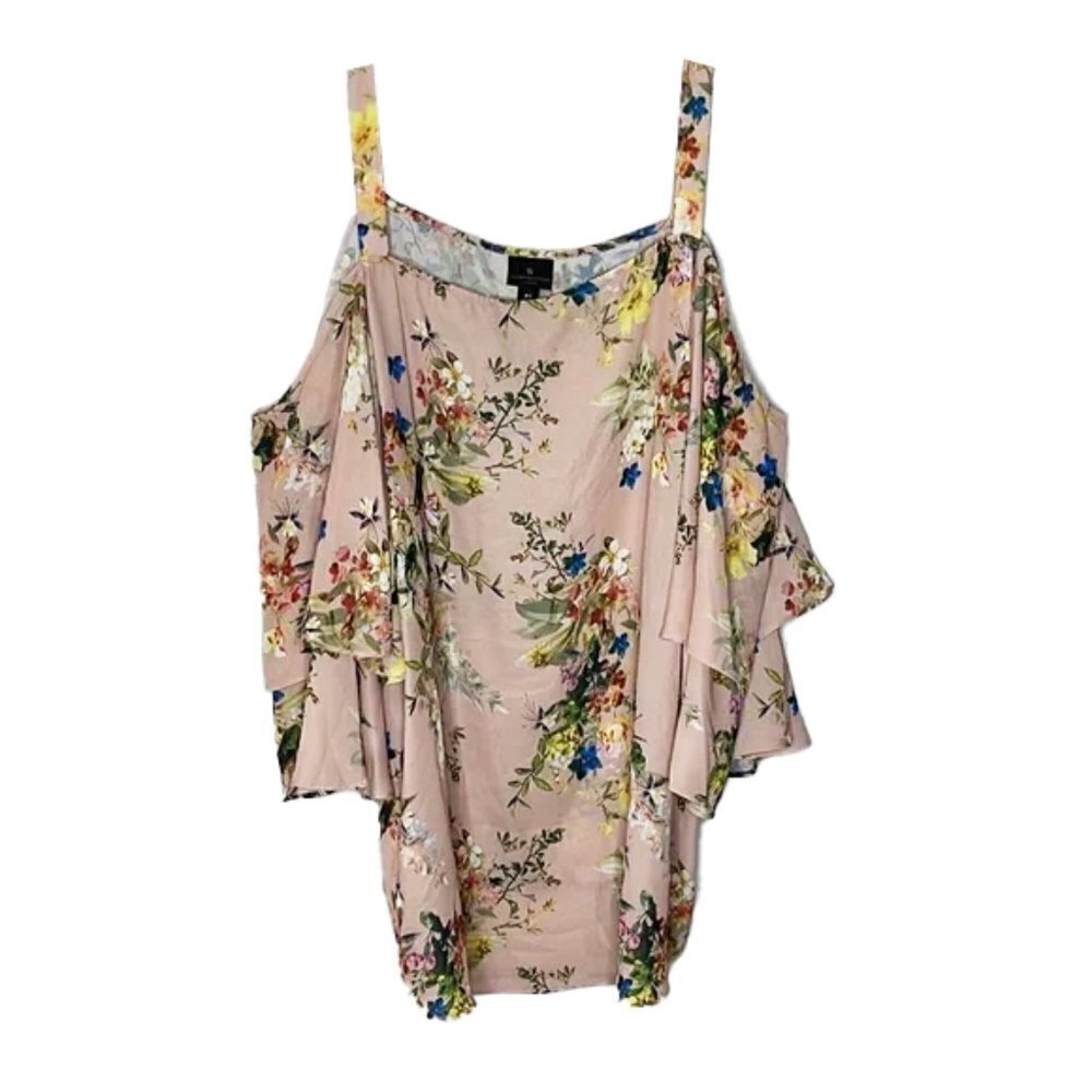 ❤️ 🆕 WORTHINGTON Floral Blouse Size 2X